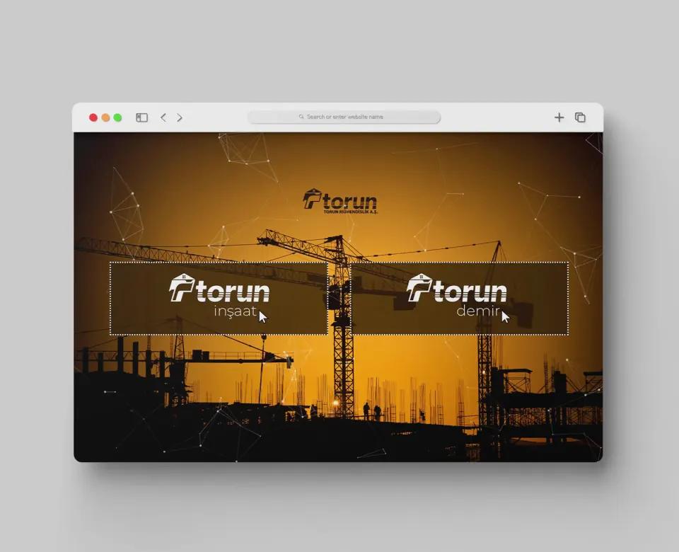 TORUN MÜHENDİSLİK web sitesi çalışması