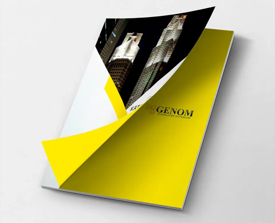 GENOM AYDINLATMA SİSTEMLERİ katalog çalışması