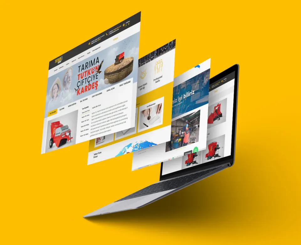 TUTKUN TARIM web sitesi çalışması