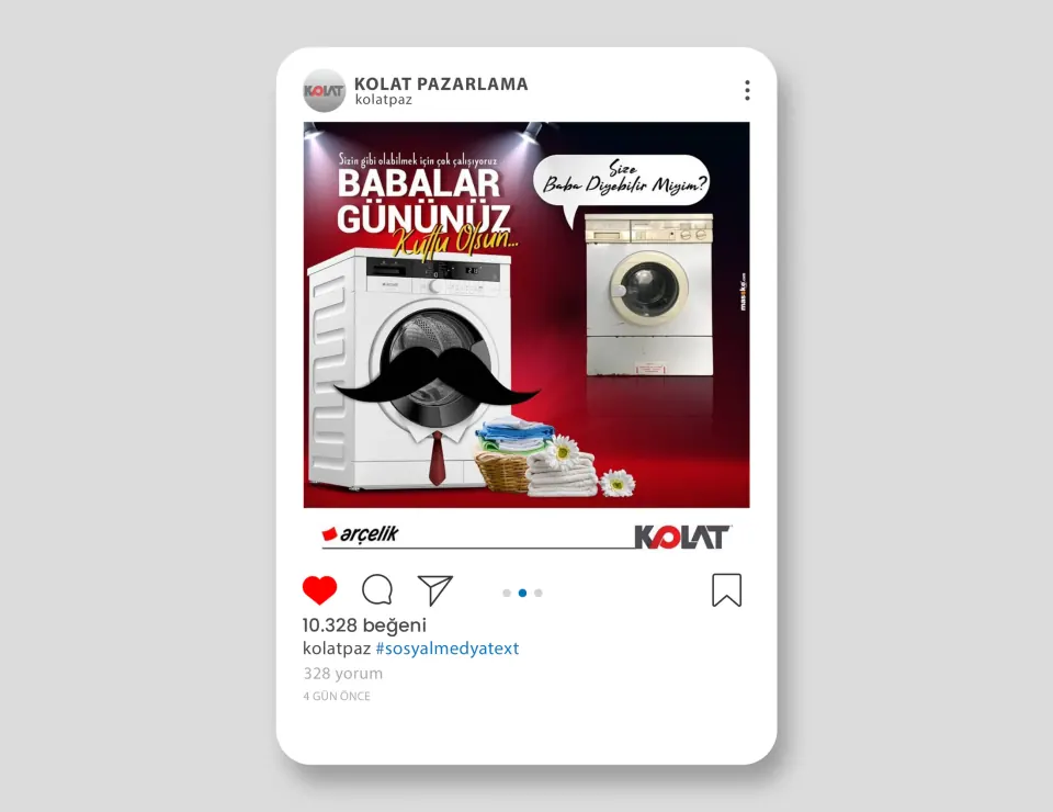 KOLAT PAZARLAMA sosyal medya tasarımları çalışması