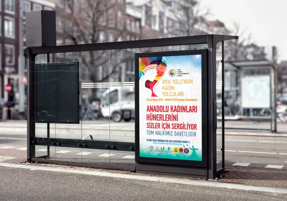 KONYA TİCARET ODASI açık hava reklamları çalışması