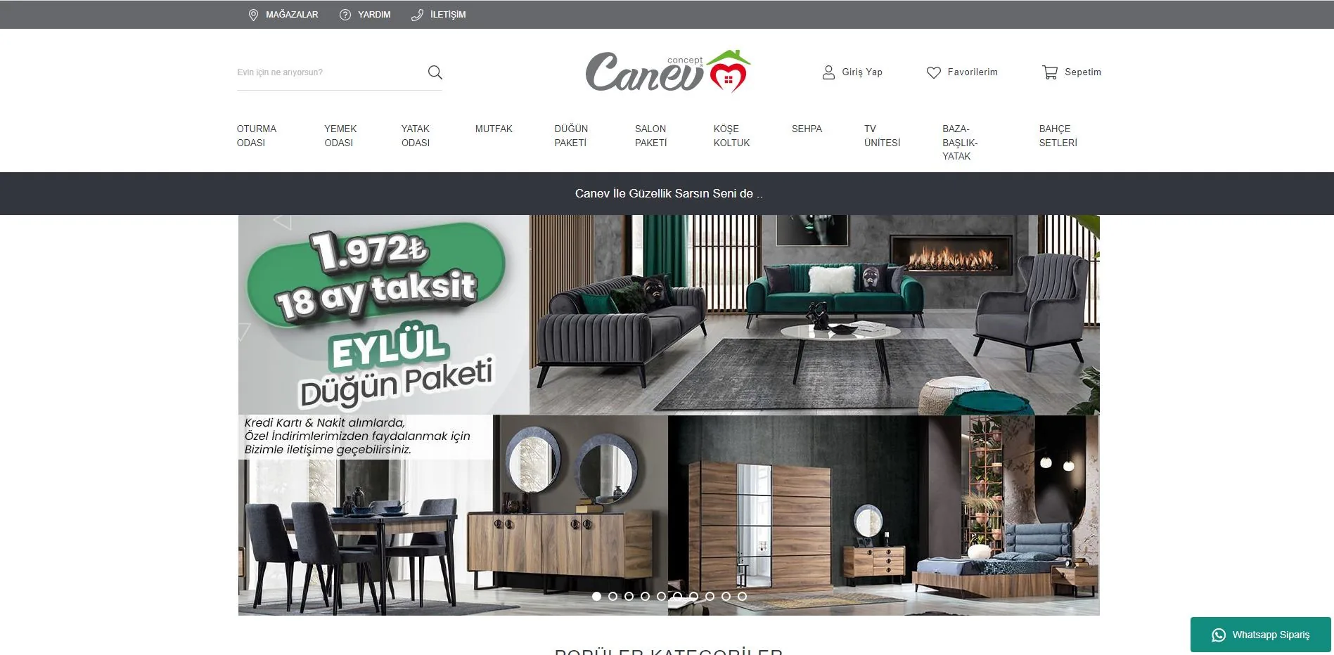 CANEV MOBİLYA proje uygulaması 4