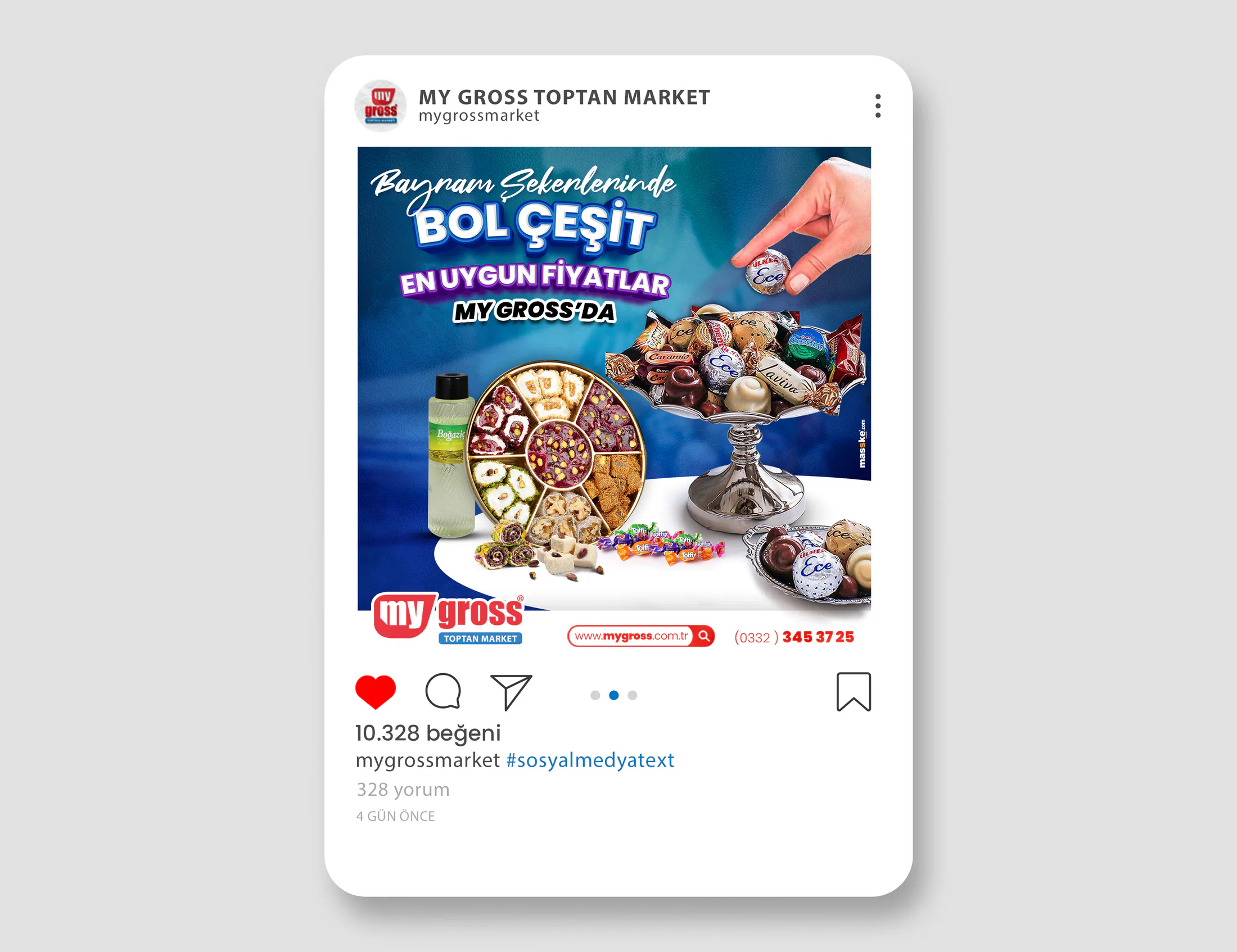 MY GROSS MARKET proje uygulaması 2