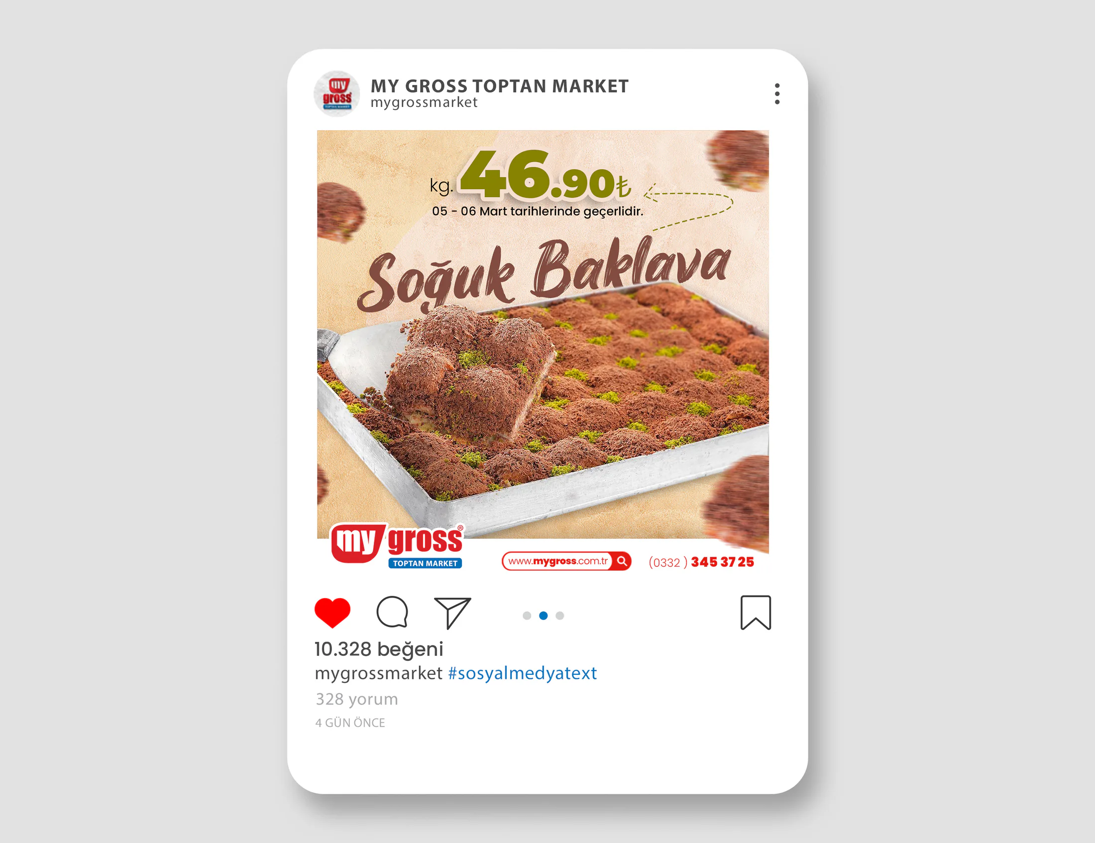 MY GROSS MARKET proje uygulaması 14