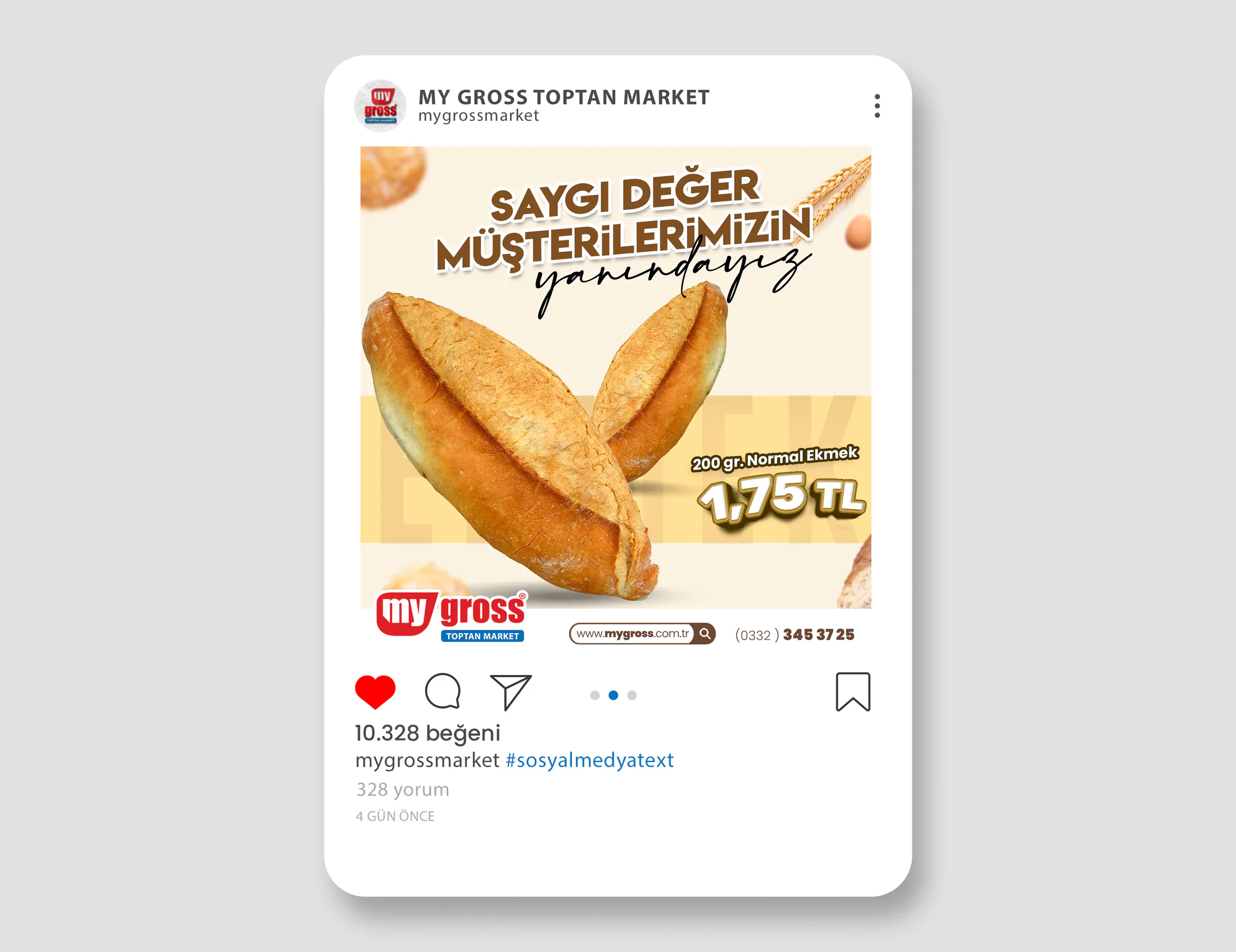 MY GROSS MARKET proje uygulaması 11