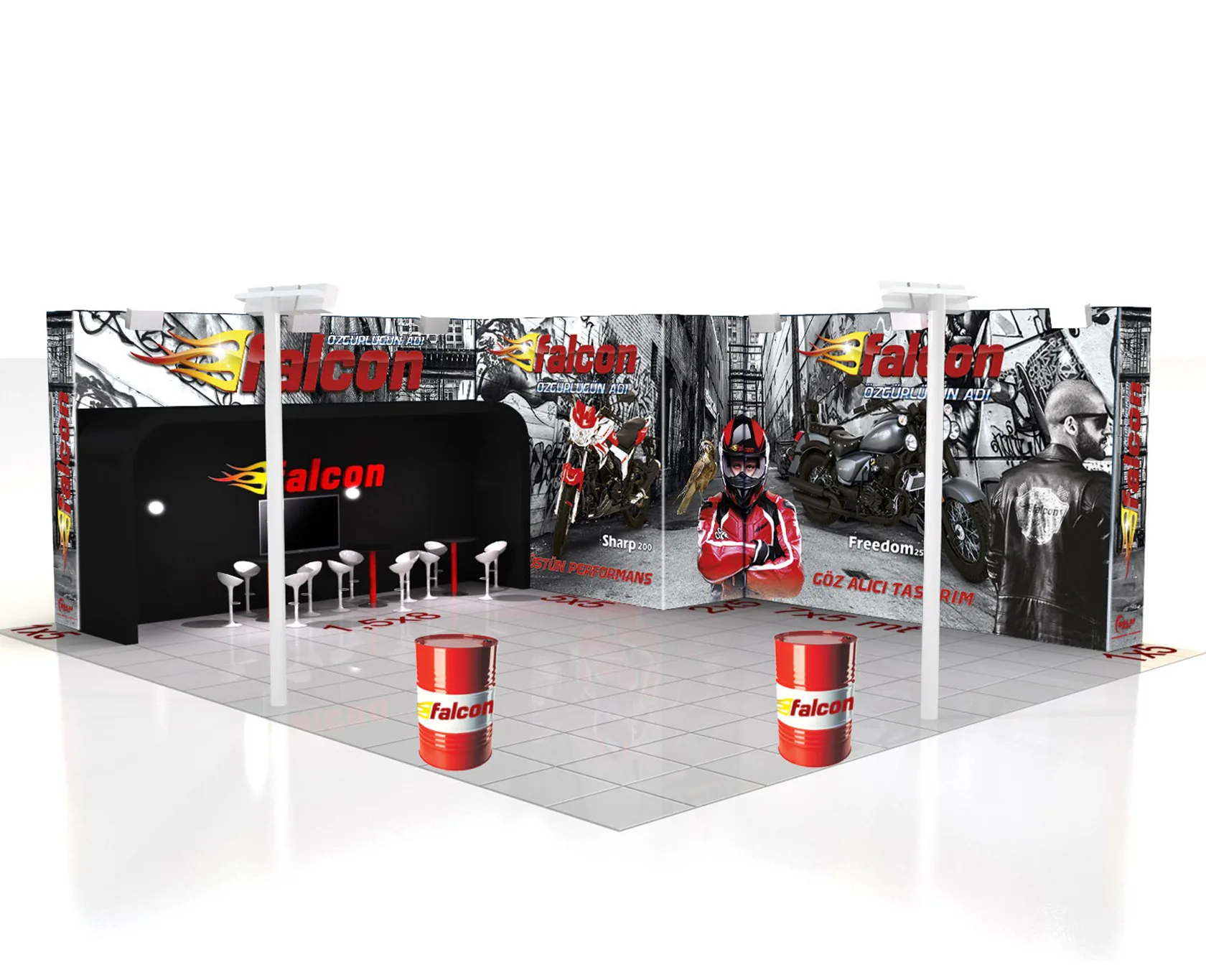 FALCON MOTOSİKLET & BİSİKLET projesi kapak görseli